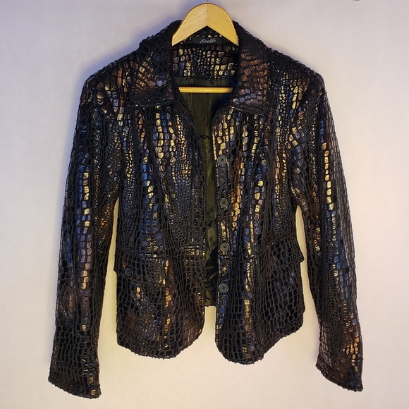$1815 Black Blazer Jacket - Essentials by Milano - Picture 1 of 2